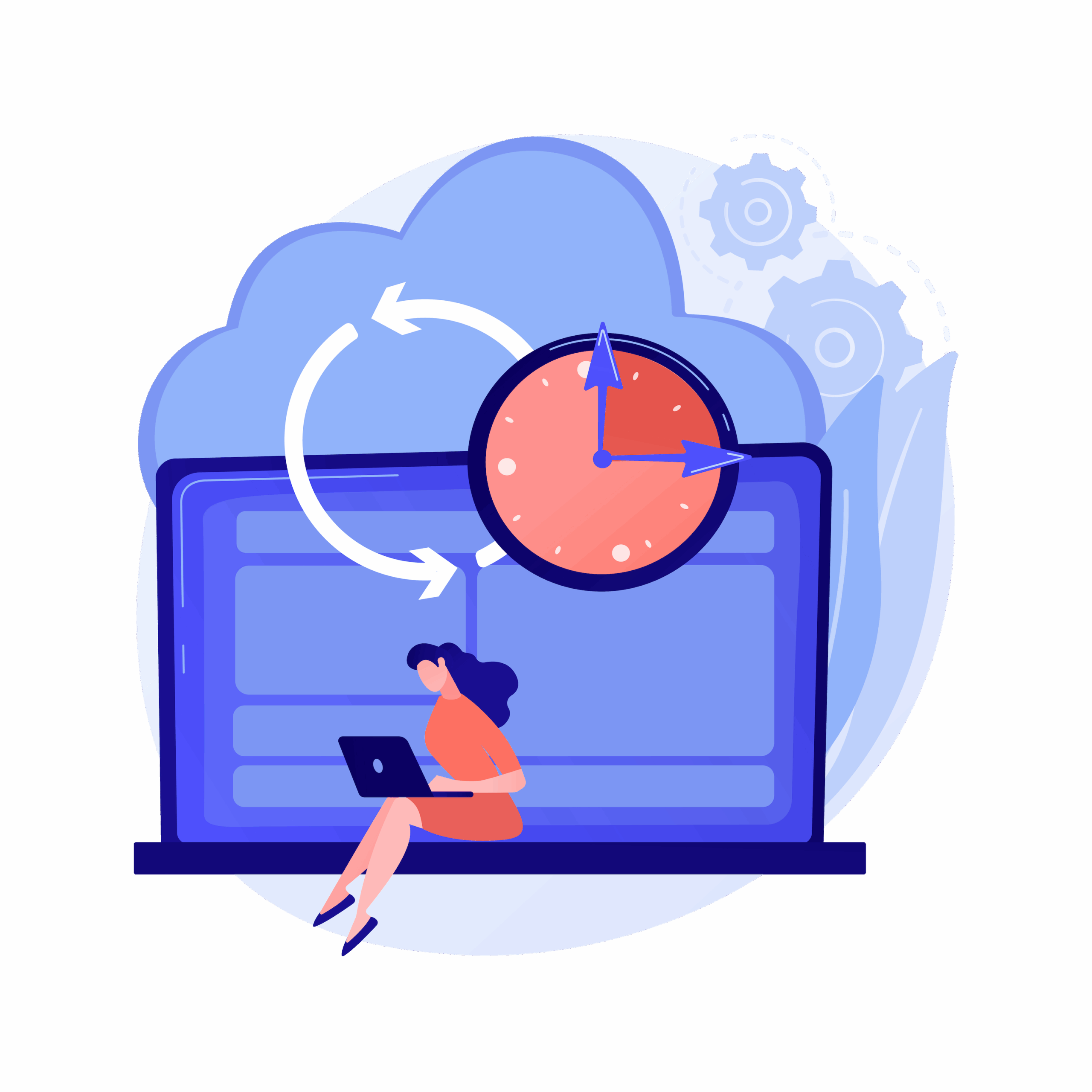 Save time illustration